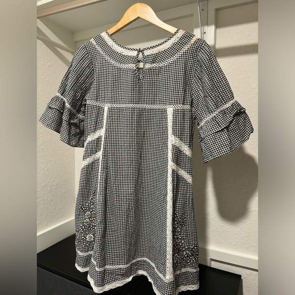 Free People Sunny Day Gingham Dress Size S - Picture 6 of 7